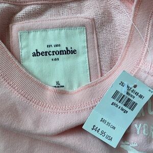 girl’s pink sweatshirt Abercrombie Kids